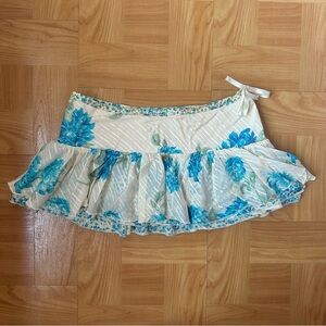Abercrombie Silk Floral Mini Skirt